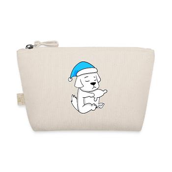 Pyrenean Mountain Dog Sleeping Fatigue Dog - Organic Pouch - nature - Front