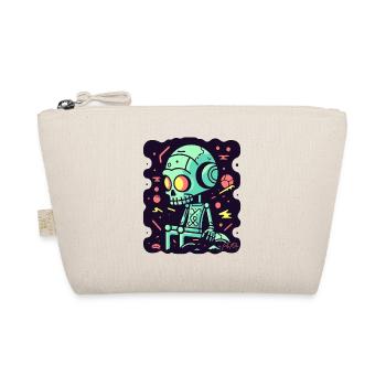 Cartoon Robots in Space: Rethinking - Organic Pouch - nature - Front