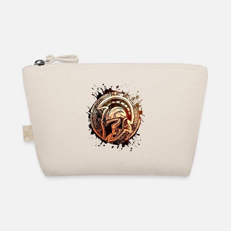 Spartan Helmet Warrior Gladiator Organic Pouch