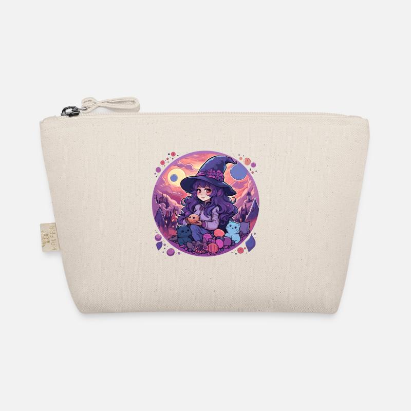 Costume de sorcières d’Halloween Kawaii Chibi Witch Trousse biologique