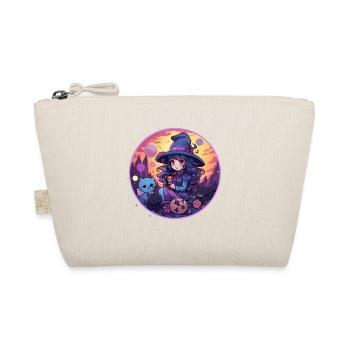 Kawaii Chibi Sorcière Halloween Déguisement Anime - Trousse biologique - nature - Devant