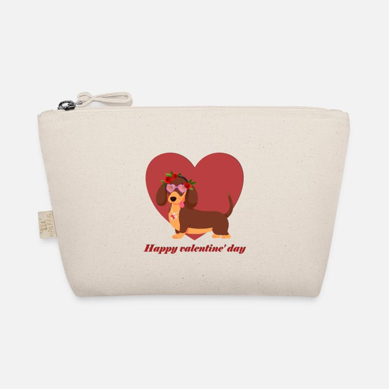teckel, amour, saint valentin, saint valentin Trousse biologique