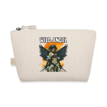 Wild Angel, Beautiful, Fun, Cool, Angel, Adventure, - Organic Pouch - nature - Front