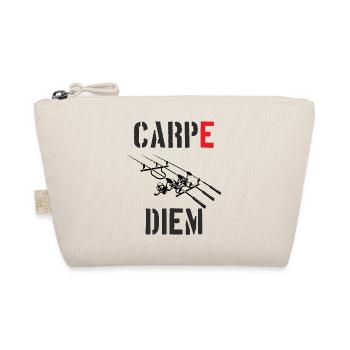 Low Carpe Diem Carphunters Karpfen Karpfenangler - Bio-Täschchen - Natur - Vorne