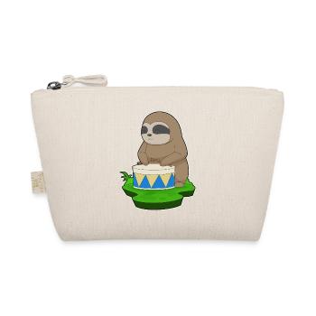 Paresseux Musicien Tambour Musique - Trousse biologique - nature - Devant