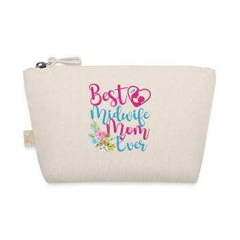 Nurse Midwife Birth Worker Mom - Organic Pouch - nature - Front
