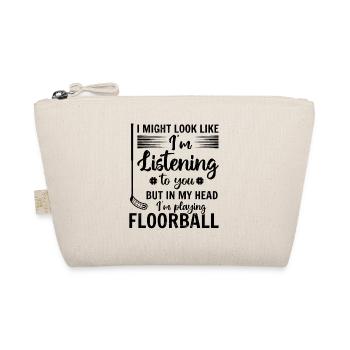 But In My Head I'm Playing Floorball - Bio-Täschchen - Natur - Vorne