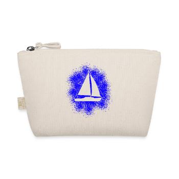 Sailing Yacht Sailboat Sailing Ship - Organic Pouch - nature - Front