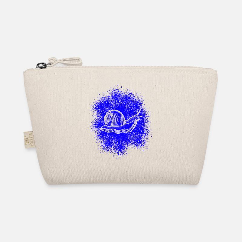Snail with snail shell Organic Pouch