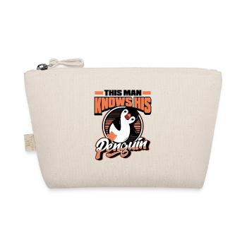 This Man Knows His Penguin King Penguin Seabird - Organic Pouch - nature - Front