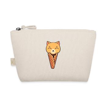 Cat Ice Hauskatze Miezekatze Kätzchen - Bio-Täschchen - Natur - Vorne