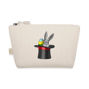 Hase Ostern Zauberer - Bio-Täschchen - Natur - Vorne