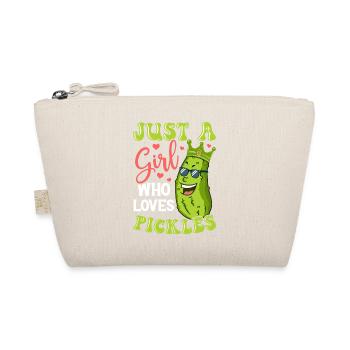 Juste une fille qui aime les cornichons - Trousse biologique - nature - Devant
