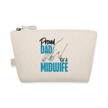 Nurse Midwife Birth Worker Dad - Bio-Täschchen - Natur - Vorne