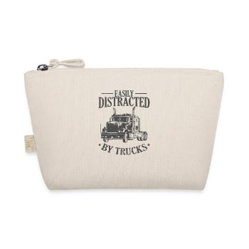 Easily Distracted by Trucks Occupation - Organic Pouch - nature - Front