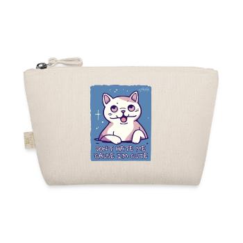 Ne me déteste pas parce que je suis mignon, chat - Trousse biologique - nature - Devant