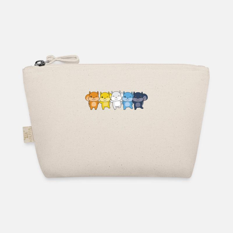 Aroace Flag Pride LGBTQ Écureuil mignon Trousse biologique