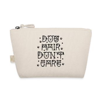 Hunde Haare / Geschenk / Lustiger Spruch - Bio-Täschchen - Natur - Vorne