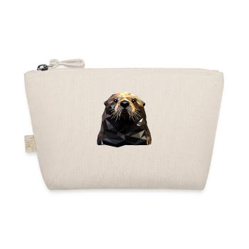 Geometric Style Sea Otter - Organic Pouch - nature - Front