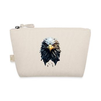 Geometric Eagle Animation - Organic Pouch - nature - Front