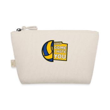 Good Game I Hate You Volleyball Player Volleyball - Organic Pouch - nature - Front