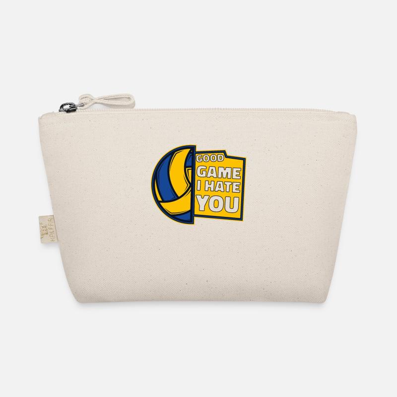 Good Game I Hate You Volleyball Player Volleyball Organic Pouch