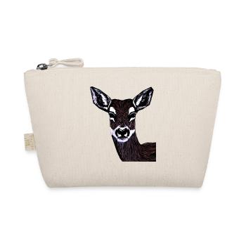 Cerf rouge Animal visage Woodland Animal Motif - Trousse biologique - nature - Devant
