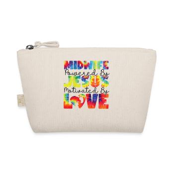 Nurse Midwife Birth Worker Faith - Organic Pouch - nature - Front