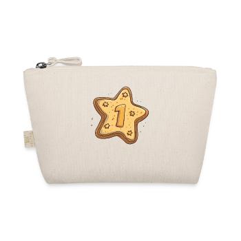 Birthday biscuit for one-year-olds, 1 year old - Organic Pouch - nature - Front