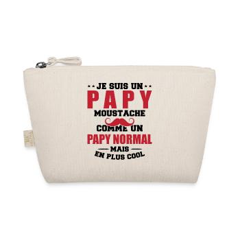 Un papy moustache comme un papy normal - Trousse biologique - nature - Devant