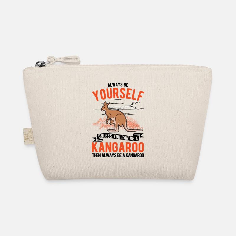 Always be yourself Kangaroo Australien Känguru - Bio-Täschchen - Natur