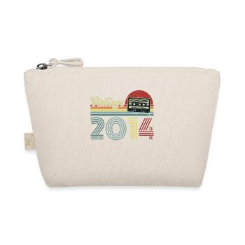 Millésime 2014 Vintage Anniversaire Rétro - Trousse biologique - nature - Devant