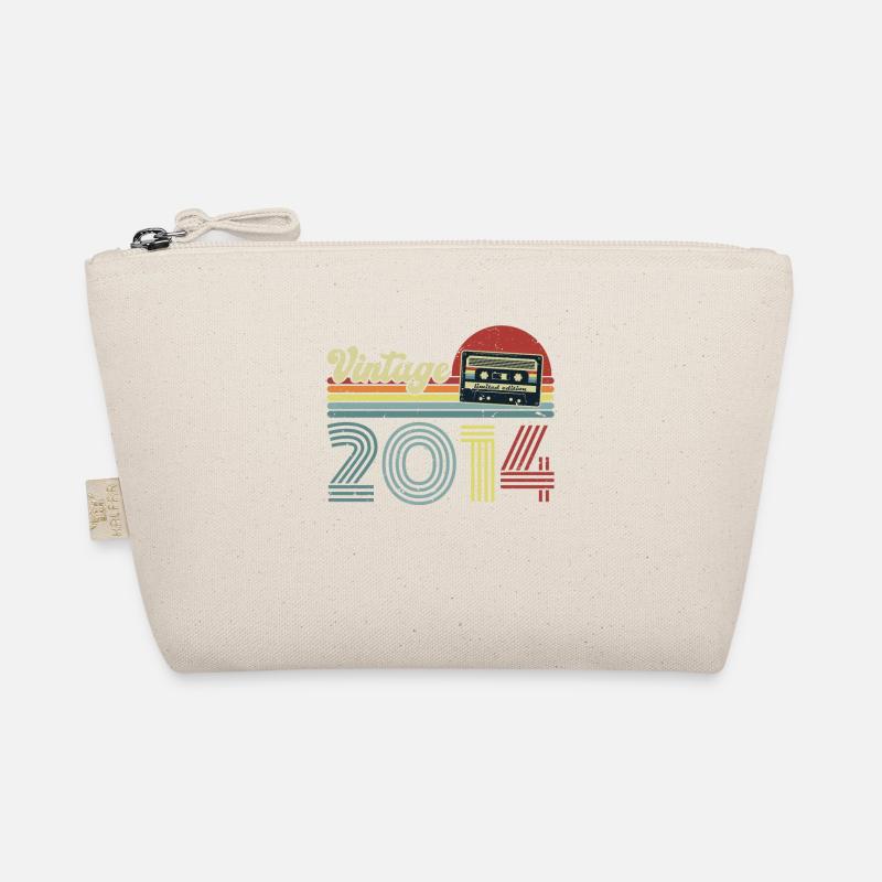 Vintage 2014 Vintage Birthday Retro Organic Pouch