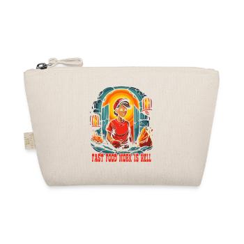 Fast food work is hell - Organic Pouch - nature - Front