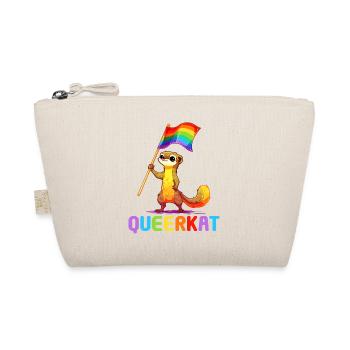 LGBTQ Rainbow Trans Queerkat Lesbian Gay Pride - Bio-Täschchen - Natur - Vorne