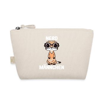 Nerdmännchen Junge Jungen Erdmännchen Nerdy Nerd - Bio-Täschchen - Natur - Vorne
