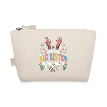 I'm The Big Sister Bunny - Organic Pouch - nature - Front