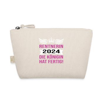 Pension 2024 Pensionärin 2024 Rente 2024 - Bio-Täschchen - Natur - Vorne