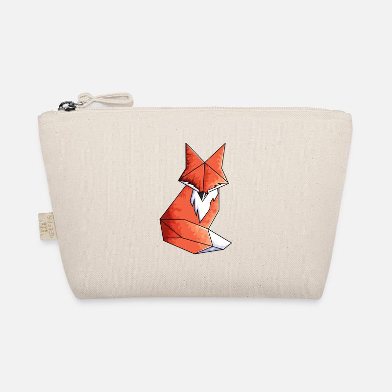 Geometric Fox Lover Math Geometry Organic Pouch