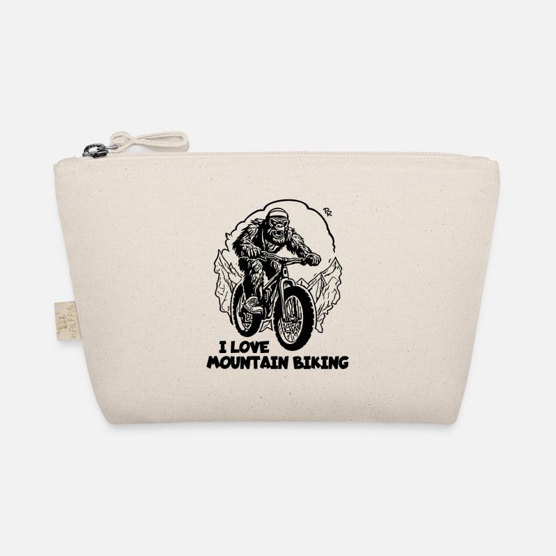 Cycling Gorilla: I love mountain biking Organic Pouch