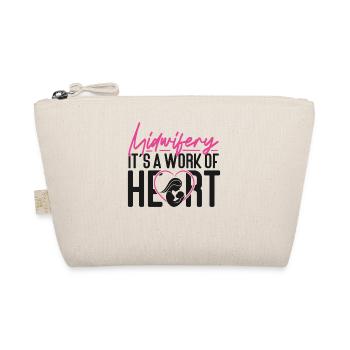 Nurse Midwife Birth Worker - Organic Pouch - nature - Front