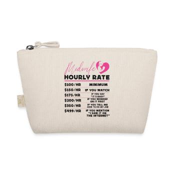 Nurse Midwife Birth Worker Midwife - Organic Pouch - nature - Front