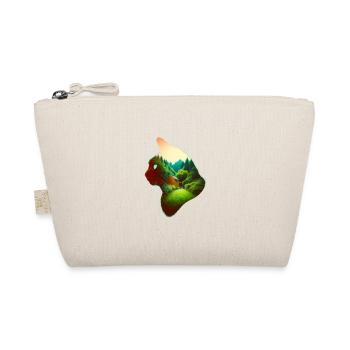 Nature in Cat Pattern - Organic Pouch - nature - Front