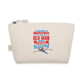 Never Underestimate An Old Rower - Organic Pouch - nature - Front