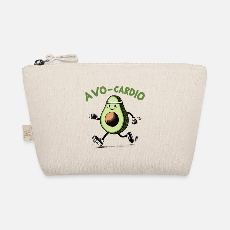 Running avocado, avo-cardio Organic Pouch