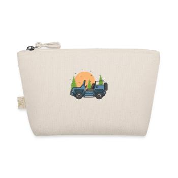 Road Trip Travel Adventure Route Car - Organic Pouch - nature - Front