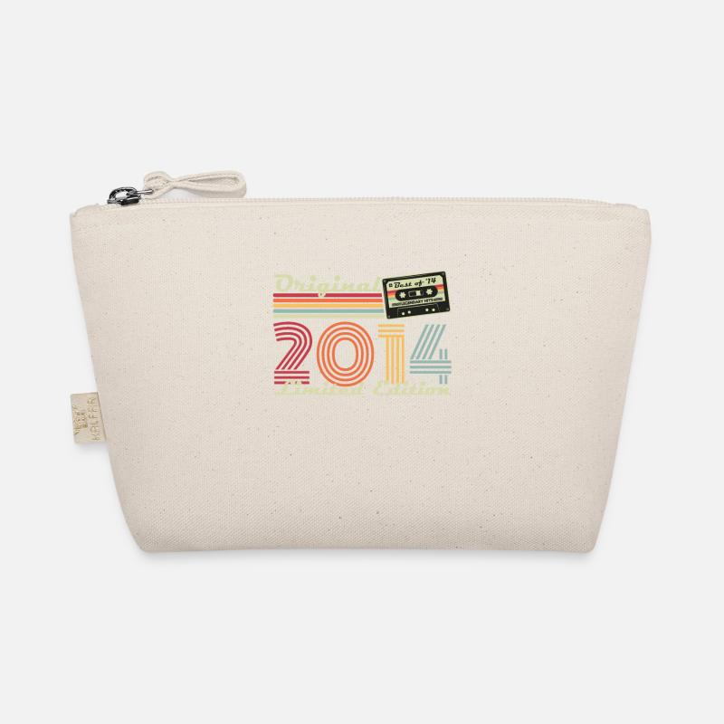 Original 2014 Vintage Gift 10th Birthday Organic Pouch