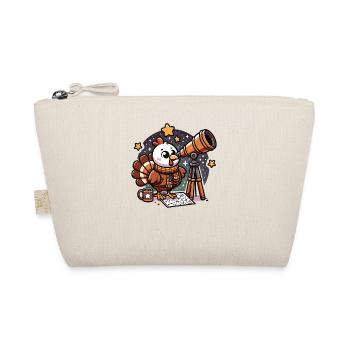 Thanksgiving Stargazing Telescope Turkey - Organic Pouch - nature - Front
