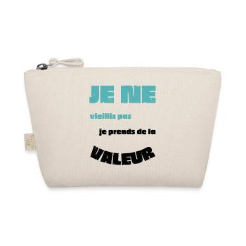 Men's, Women's, Humorous, Humorous T-Shirt Gift - Organic Pouch - nature - Front