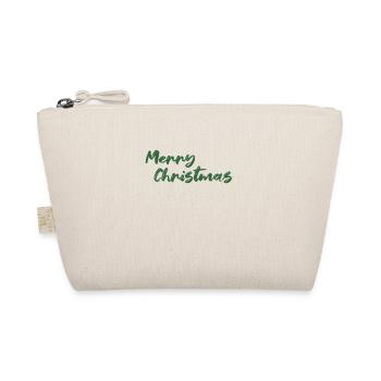 Merry Christmas - Bio-Täschchen - Natur - Vorne